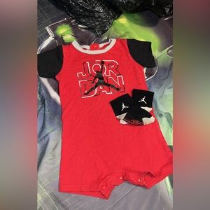 24m baby Jordan 1piece with socks